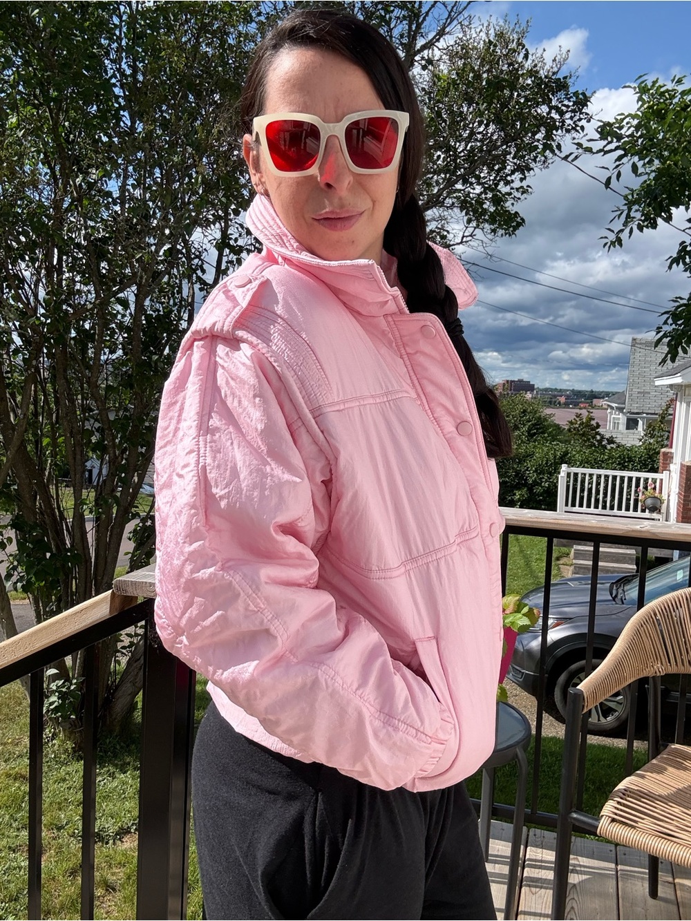 Vintage Snuggler Women’s Pink Puffer Jacket - - Picture 11 of 11